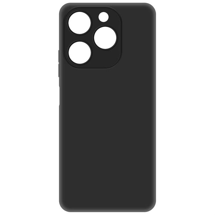 Чехол-накладка Krutoff Soft Case для ITEL A70 черный - фото 1002533