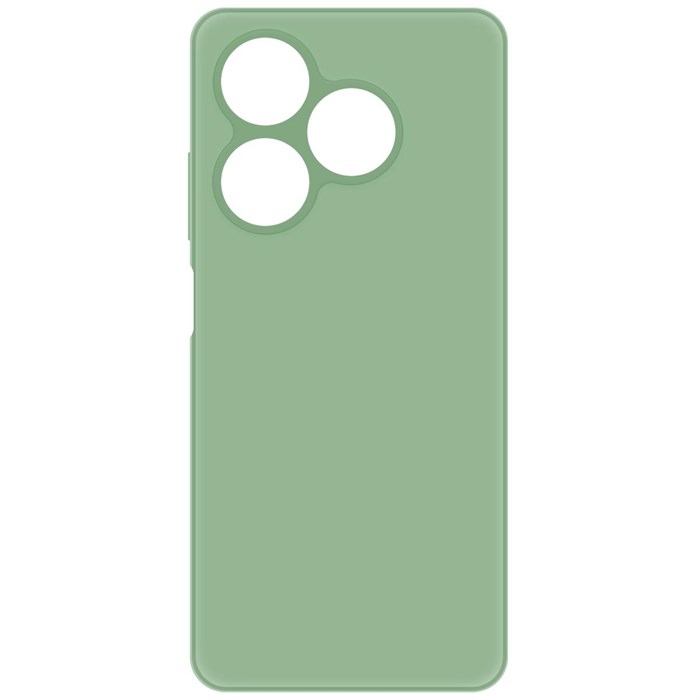 Чехол-накладка Krutoff Silicone Case для INFINIX Smart 8/8 Plus/8 Pro зелёный - фото 1007662