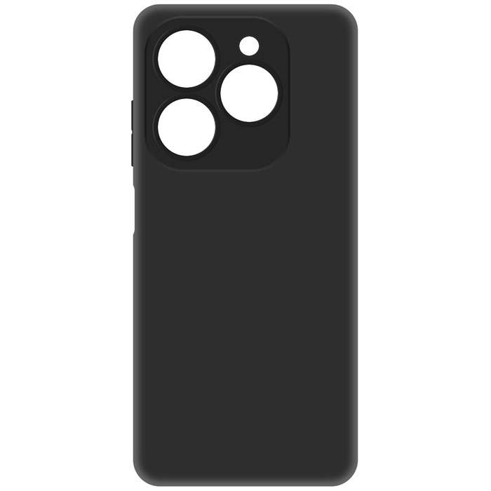 Чехол-накладка Krutoff Soft Case для TECNO Spark 20 Pro черный - фото 1007745