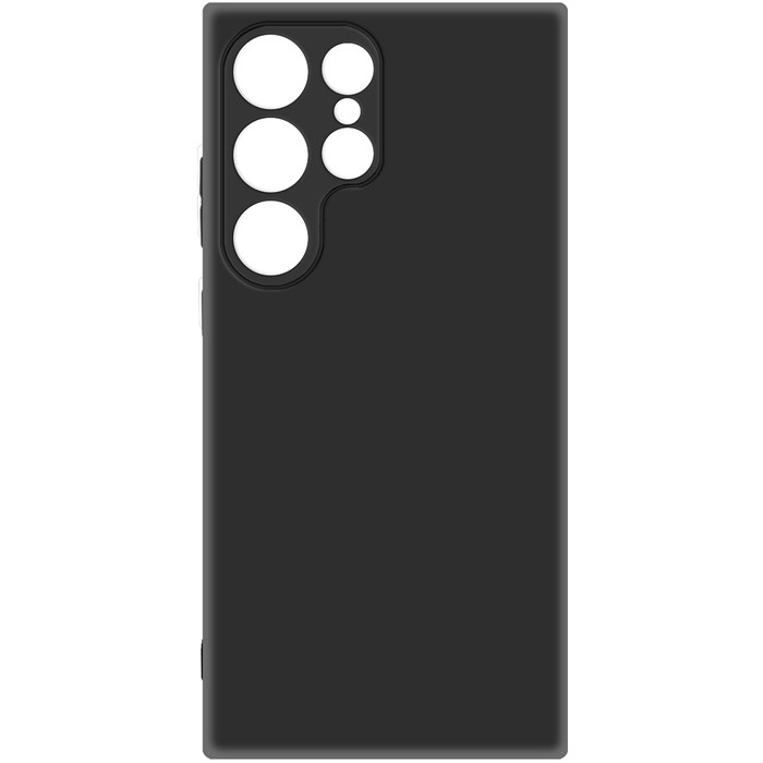 Чехол-накладка Krutoff Soft Case для Samsung Galaxy S24 Ultra черный - фото 1007873