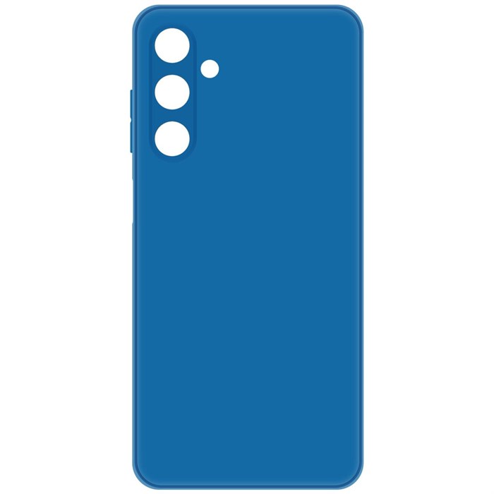Чехол-накладка Krutoff Silicone Case для Samsung Galaxy A25 5G (A256) синий - фото 1007929