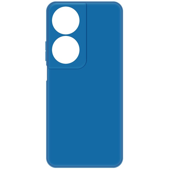 Чехол-накладка Krutoff Silicone Case для Honor X7b синий - фото 1008021