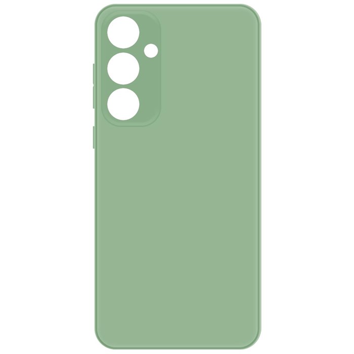 Чехол-накладка Krutoff Silicone Case для Samsung Galaxy A35 5G (A356) зелёный - фото 1008149
