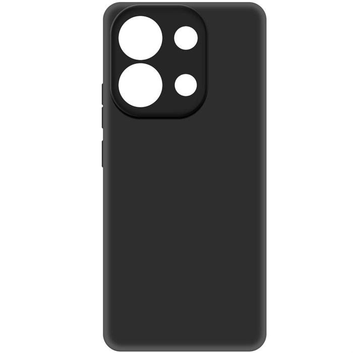 Чехол-накладка Krutoff Soft Case для Xiaomi Redmi Note 13 4G черный - фото 1008173