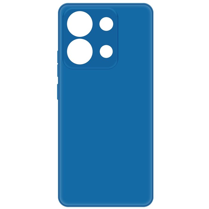 Чехол-накладка Krutoff Silicone Case для Xiaomi Redmi Note 13 4G синий - фото 1008225
