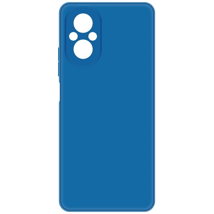 Чехол-накладка Krutoff Silicone Case для Realme C67 синий - фото 1008580