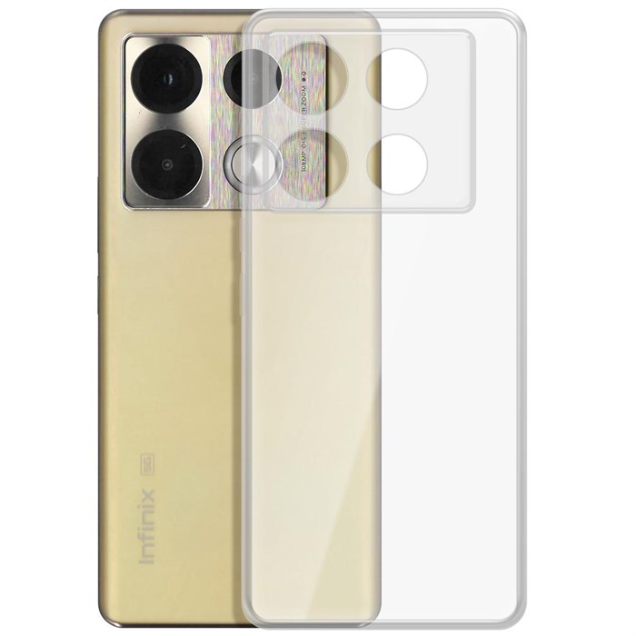 Чехол-накладка Krutoff Clear Case для INFINIX Note 40 Pro 5G - фото 1008632