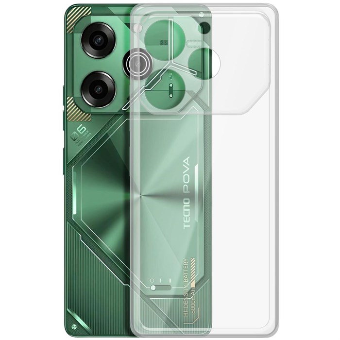 Чехол-накладка Krutoff Clear Case для TECNO Pova 6 Pro - фото 1008664