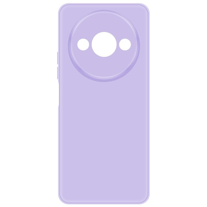 Чехол-накладка Krutoff Silicone Case для Xiaomi Redmi A3 лаванда - фото 1008696