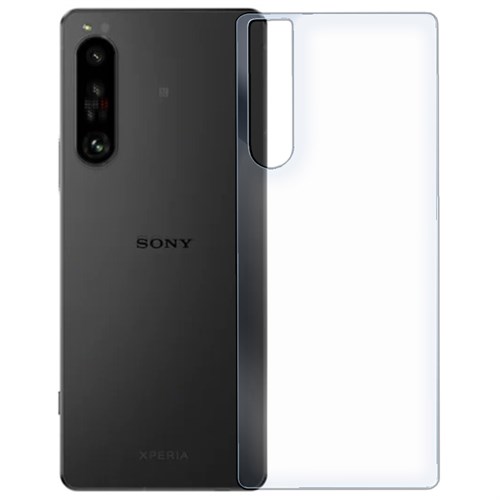 Стекло защитное гибридное Krutoff для Sony Xperia 1 IV задняя сторона - фото 318586