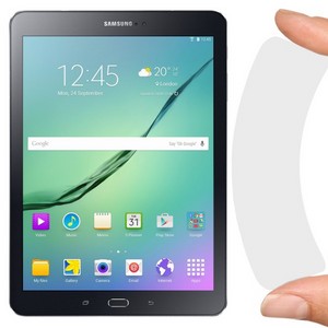 Стекло защитное гибридное Krutoff для Samsung Galaxy Tab S2 LTE (8.0") SM-T715/T719 - фото 42102