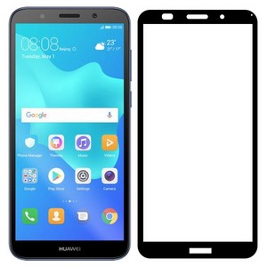 Стекло защитное Full Glue Premium Krutoff для Huawei Y5 Prime 2018/Y5 2018/Enjoy 8e YOUTH/Honor 7A(R - фото 62368