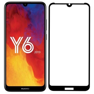 Стекло защитное Full Glue Premium Krutoff для Huawei Y6 2019/Y6 Pro 2019/Y6 Prime 2019/Y6s/Honor 8A/ - фото 43583