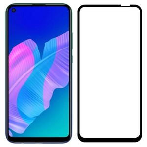 Стекло защитное Full Glue Premium Krutoff для Huawei P40 Lite/Nova 7i/Nova 6SE черное - фото 43641