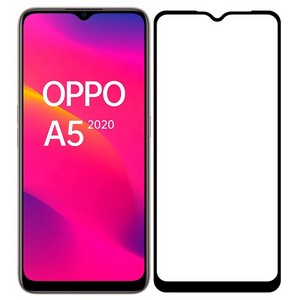 Стекло защитное Full Glue Premium Krutoff для OPPO A5(2020)/A9 (2020)/A11/A11X/A8/A31/Realme 5/5i/6i - фото 43703