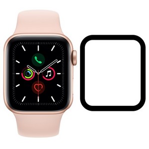 Стекло защитное гибридное Zifriend для Apple Watch 4/5/6/SE (40mm) - фото 43774