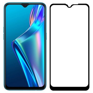 Стекло защитное Full Glue Premium Krutoff для OPPO A12/A12s черное - фото 46674