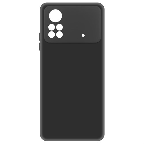 Чехол-накладка Krutoff Soft Case для Xiaomi POCO X4 Pro 5G черный - фото 390023