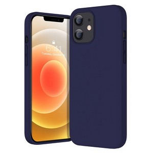 Чехол-накладка Krutoff Silicone Case для iPhone 12 mini (midnight blue) 8 - фото 47430