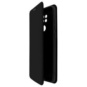 Чехол-книжка Krutoff Soft Book для Xiaomi Redmi Note 9 черный - фото 47553