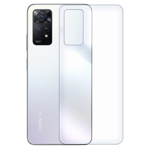 Стекло защитное гибридное Krutoff для Xiaomi Redmi Note 11E Pro задняя сторона - фото 392724