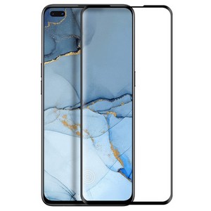 Стекло защитное 3D Premium Krutoff для OPPO Reno3 Pro - фото 49199