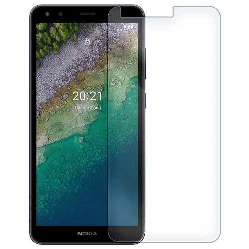 Стекло защитное гибридное Krutoff для Nokia C01 Plus - фото 399295