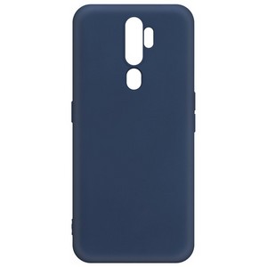 Чехол-накладка Krutoff Silicone Case для OPPO A5 2020/ A9 2020 синий - фото 49471