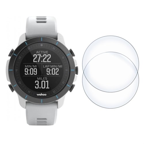 Стекло защитное гибридное Krutoff для Wahoo Elemnt Rival Multisport GPS (WF140WT) 2 шт. - фото 402215