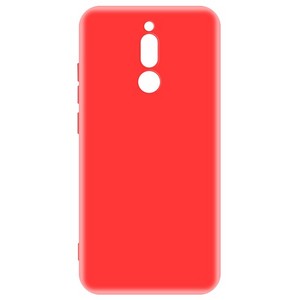 Чехол-накладка Krutoff Silicone Case для Xiaomi Redmi 8 (красный) - фото 50798