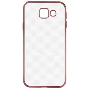 Накладка силиконовая с рамкой Krutoff для Samsung Galaxy A5 2016 (A510) rose gold - фото 55955