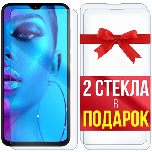 Комплект из 3-x защитных гибридных стекл Krutoff для INOI 7 2021 - фото 455040