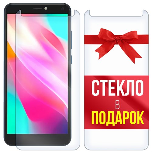 Комплект из 2-x защитных гибридных стекл Krutoff для Vsmart Bee - фото 456475