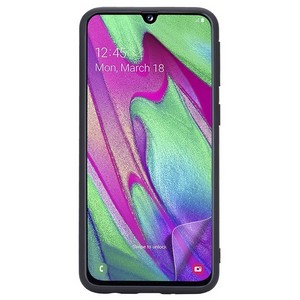 Стекло защитное гибридное Krutoff для Samsung Galaxy A40 - фото 62241