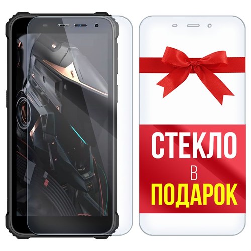 Комплект из 2-x защитных гибридных стекл Krutoff для Oukitel WP20 Pro - фото 475383