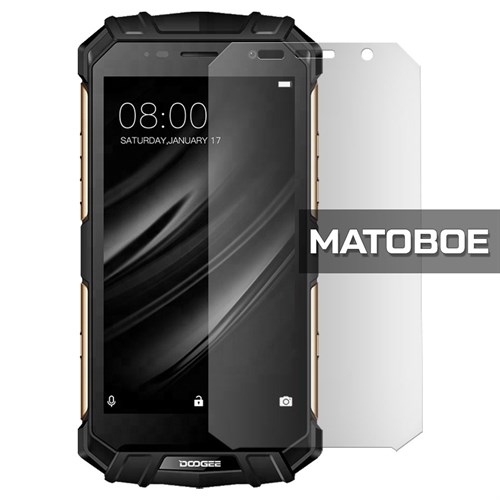 Стекло защитное гибридное МАТОВОЕ Krutoff для Doogee S60/S60 Lite - фото 492378