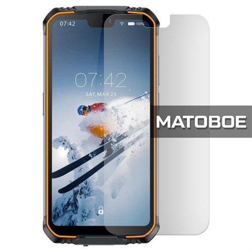 Стекло защитное гибридное МАТОВОЕ Krutoff для Doogee S68 Pro - фото 492379