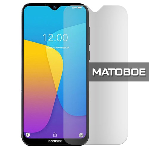 Стекло защитное гибридное МАТОВОЕ Krutoff для Doogee X90 - фото 492390