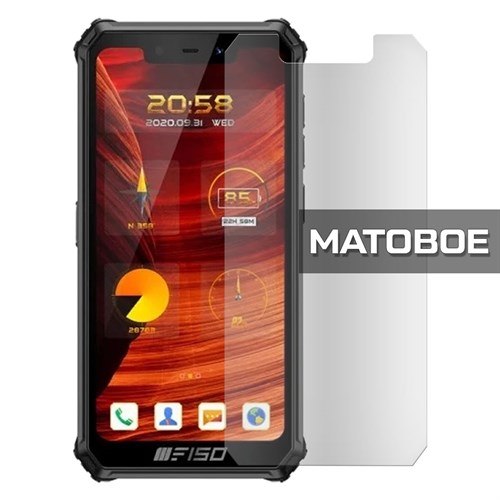 Стекло защитное гибридное МАТОВОЕ Krutoff для Oukitel F150 B2021 - фото 493599