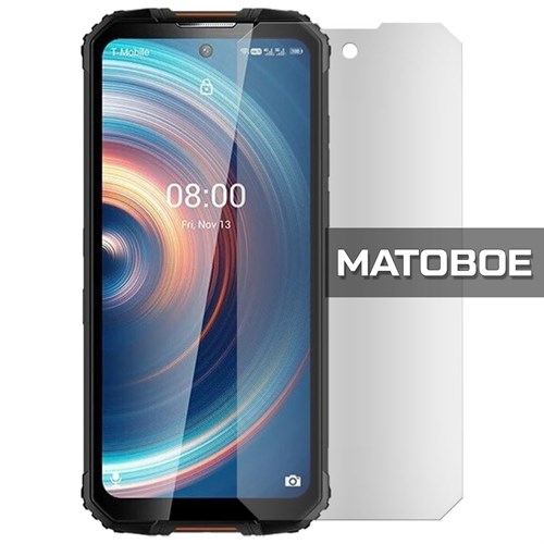 Стекло защитное гибридное МАТОВОЕ Krutoff для Oukitel WP10 5G - фото 493697