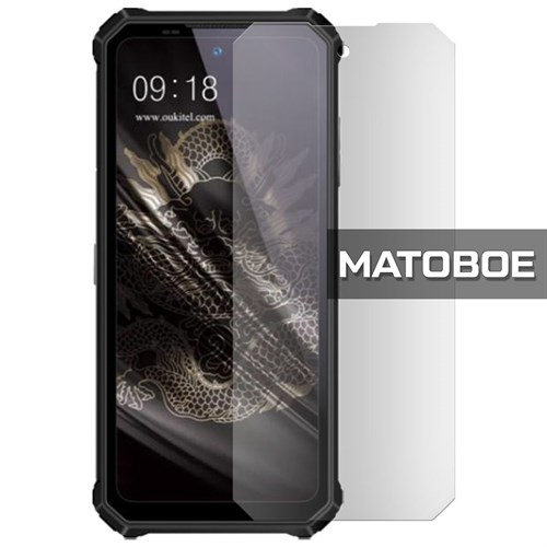 Стекло защитное гибридное МАТОВОЕ Krutoff для Oukitel WP19 - фото 493706