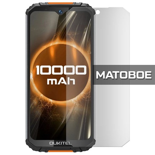 Стекло защитное гибридное МАТОВОЕ Krutoff для Oukitel WP6 - фото 493710