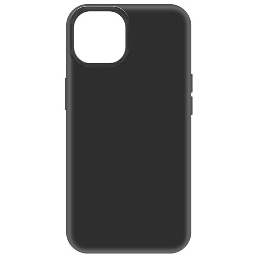 Чехол-накладка Krutoff Soft Case для iPhone 14 черный - фото 493849