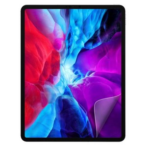 Стекло защитное гибридное Krutoff для Apple iPad Pro 3/4 12.9" (2018/2020) - фото 70233