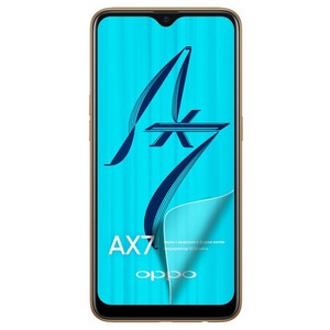 Стекло защитное гибридное Krutoff для OPPO AX7/A5s - фото 70153