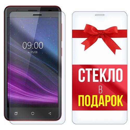 Комплект из 2-x защитных гибридных стекл Krutoff для BQ 5016G Choice - фото 517736