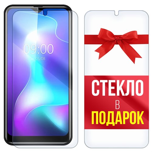 Комплект из 2-x защитных гибридных стекл Krutoff для BQ 6042L Magic - фото 517746