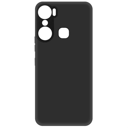 Чехол-накладка Krutoff Soft Case для INFINIX Hot 12 Pro черный - фото 551322