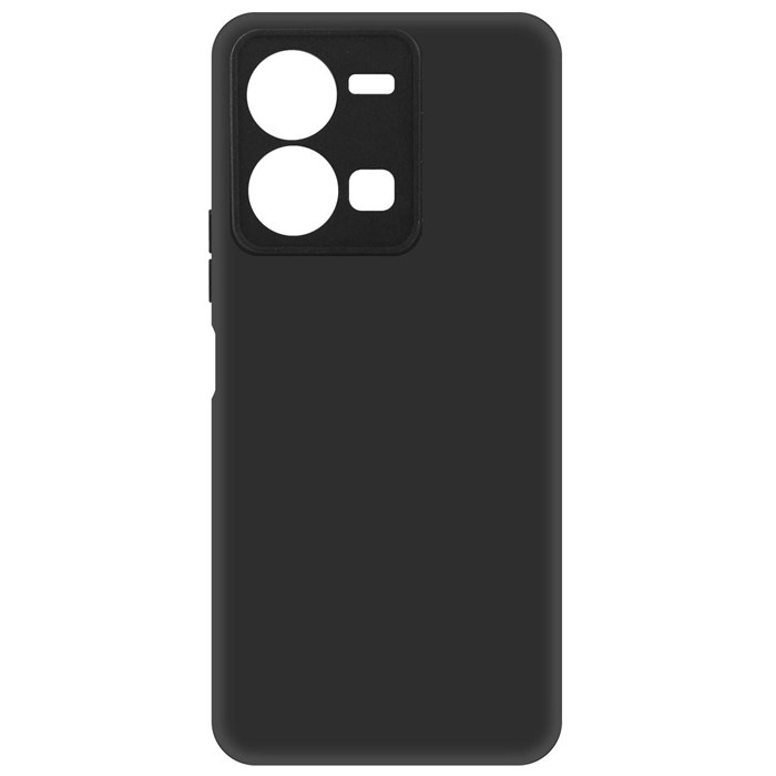 Чехол-накладка Krutoff Soft Case для Vivo Y35 черный - фото 589662