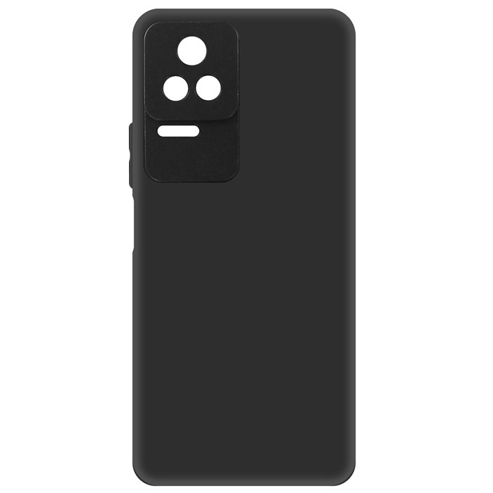 Чехол-накладка Krutoff Soft Case для Xiaomi POCO F4 черный - фото 605196